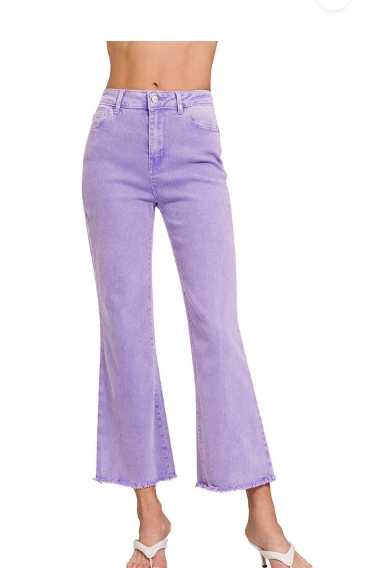 Asa Acid Wash Bootcut Jeans
