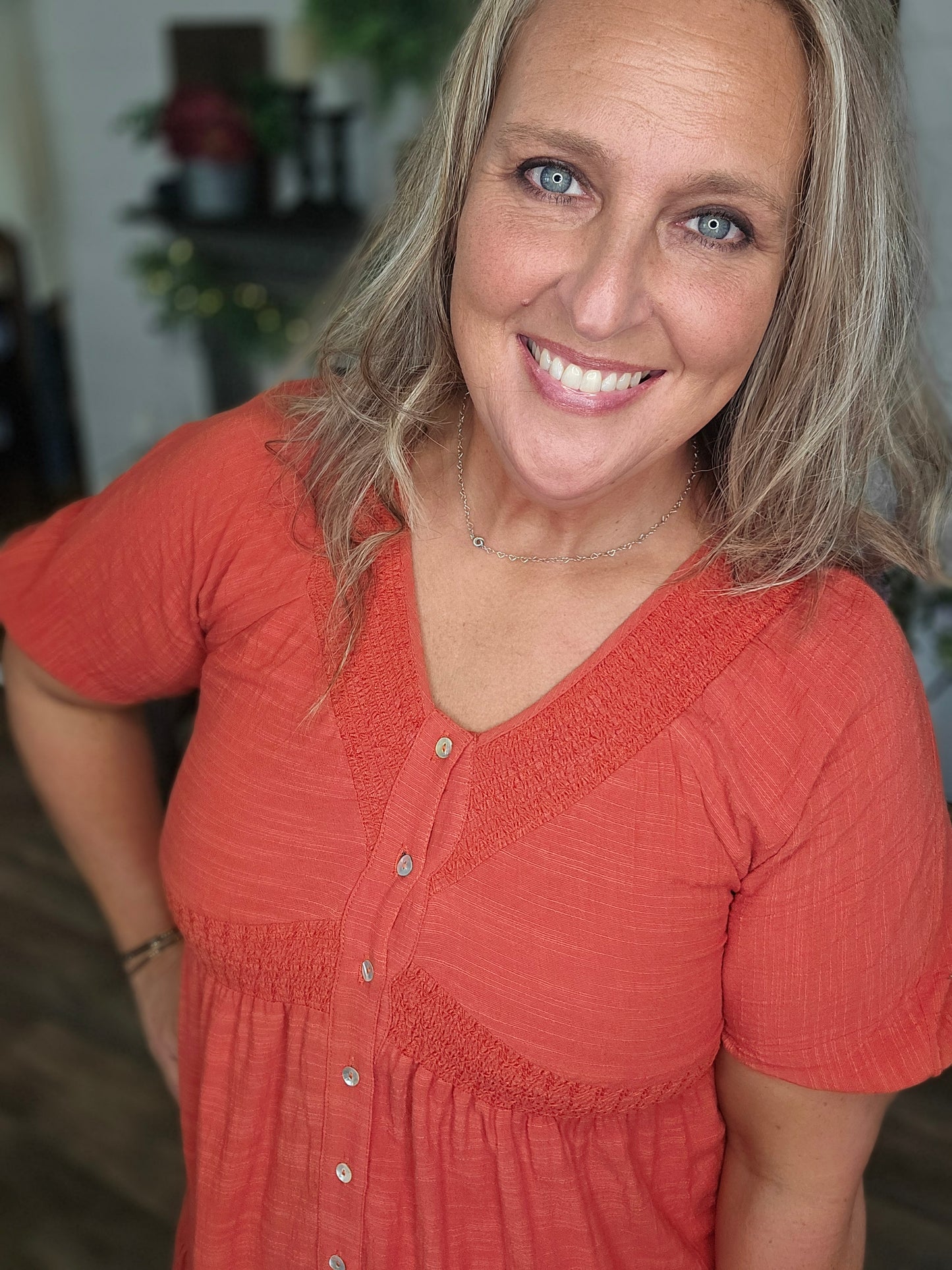 Tiered Linen Maxi Dress by Easel