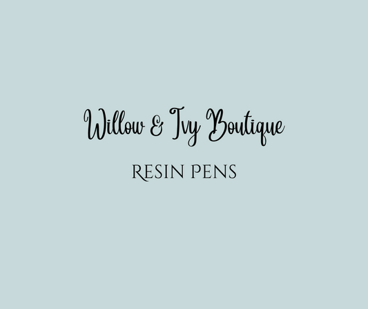 Resin Designer Pens - Willow & Ivy Boutique