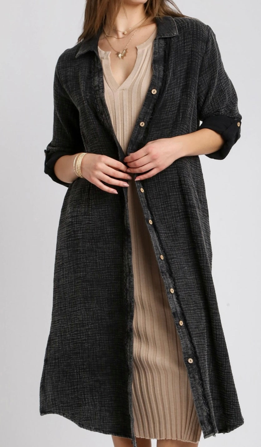 Braleigh Button Down Shirt Dress