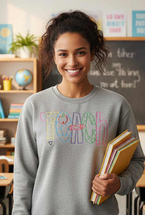 Sewing Memories TEACH Sweatshirt