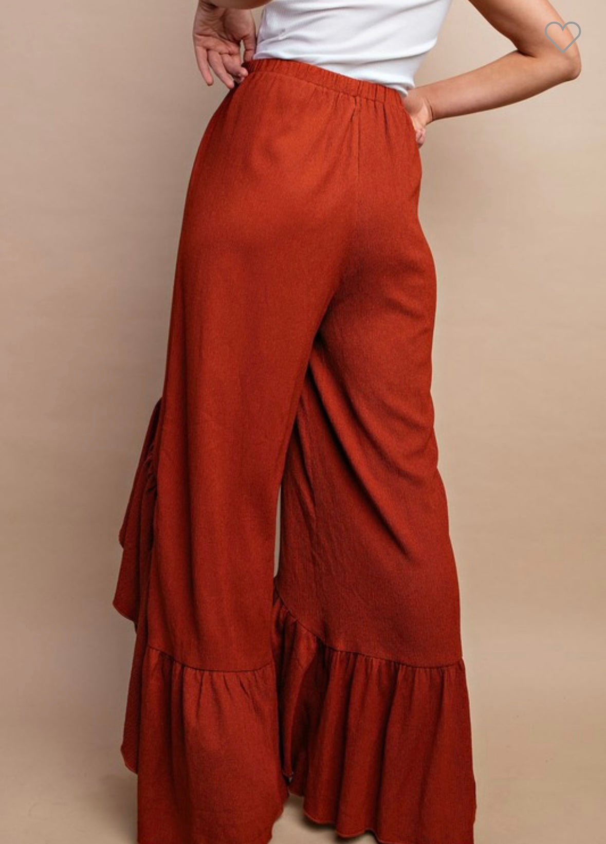 Trendy Tie Front Pants