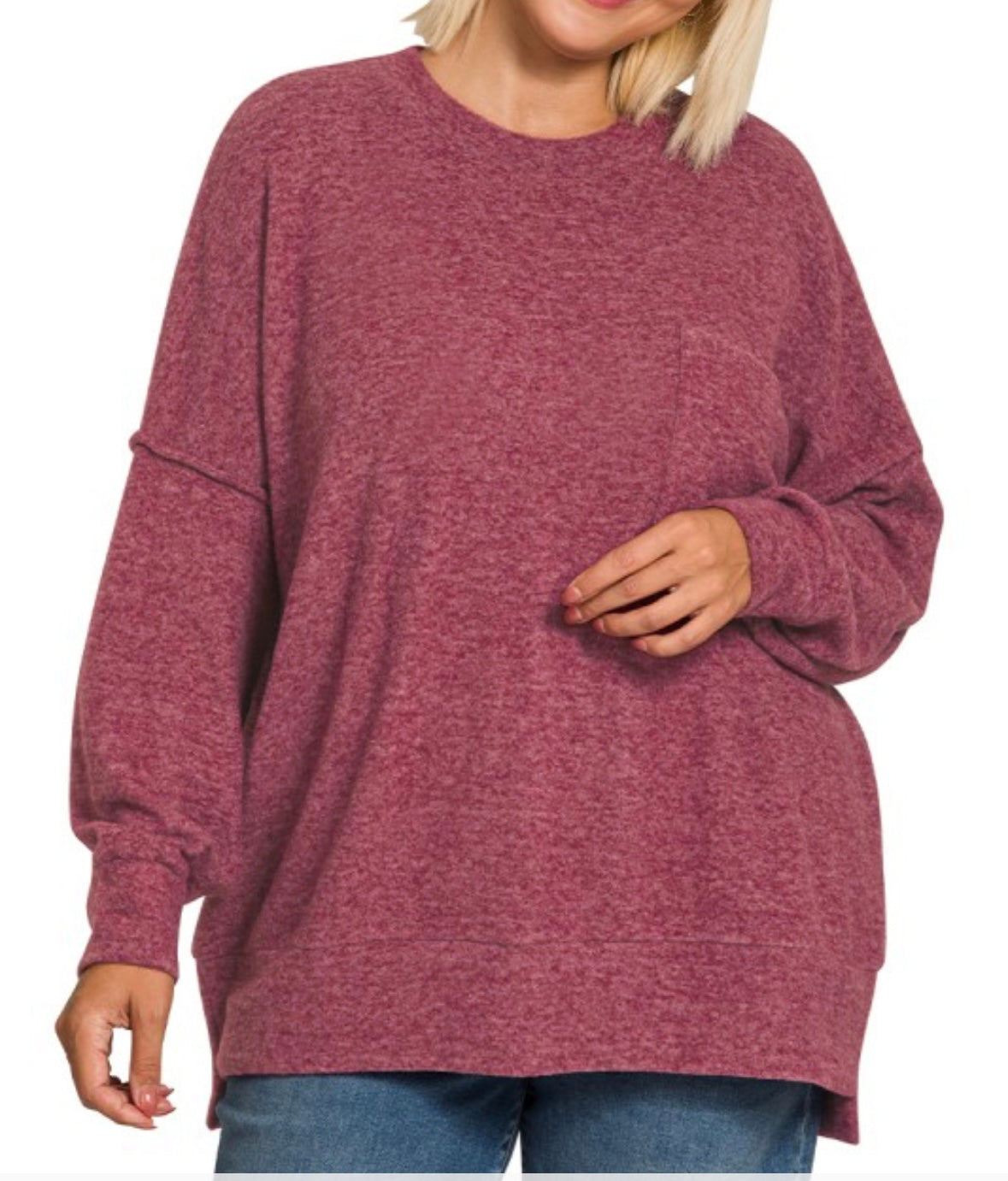 Dreama Drop Shoulder Oversized Sweater