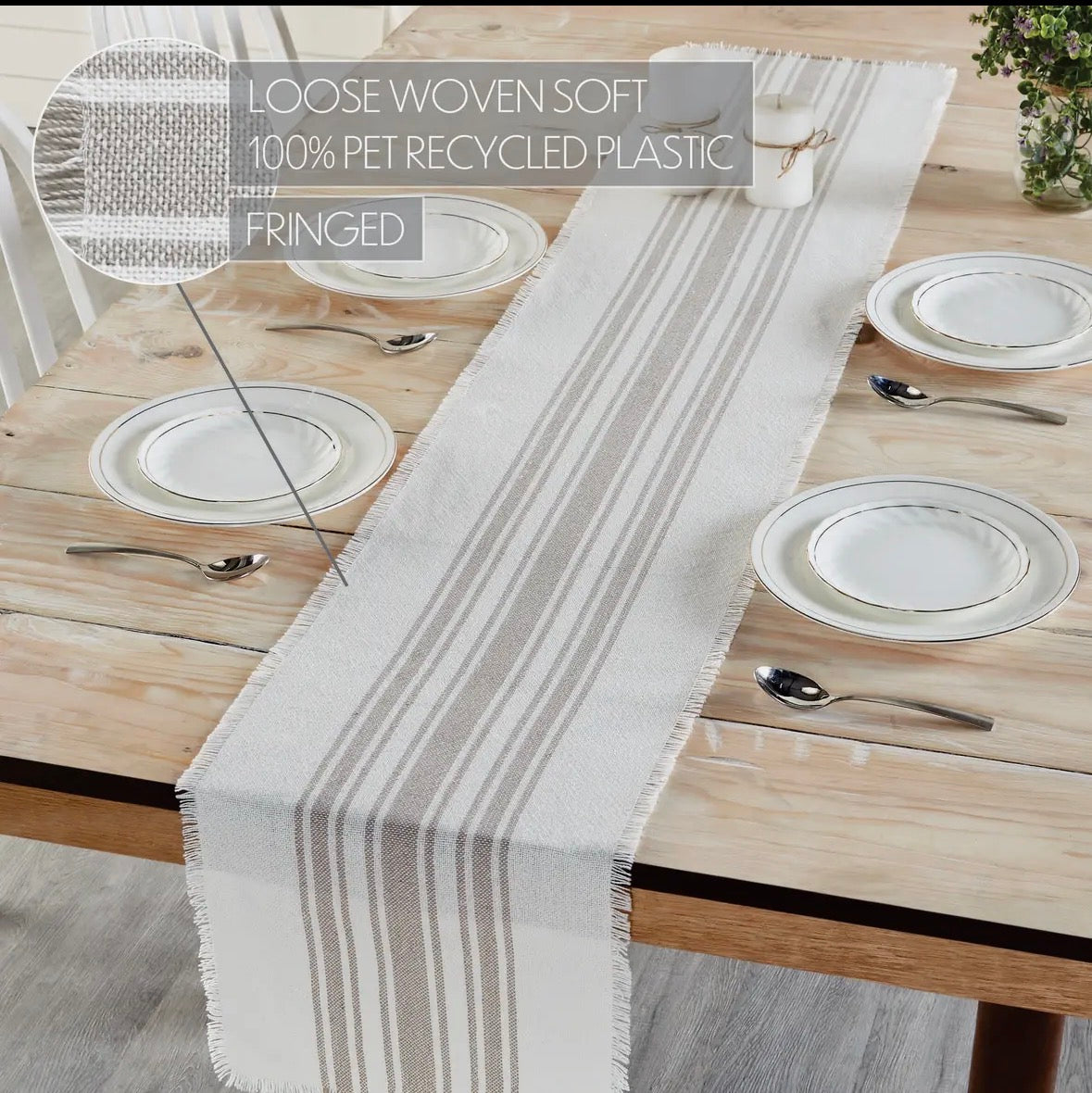 Grain Sack Table Runner