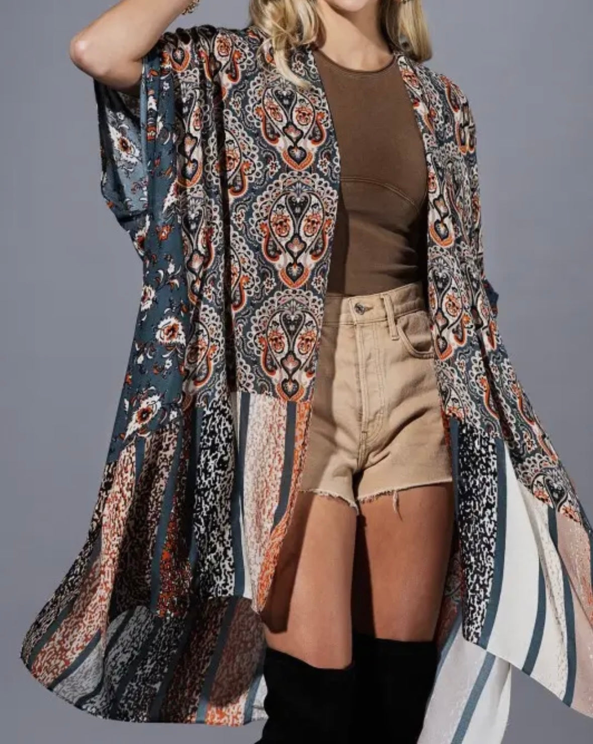 Kozy Kolors Kimono