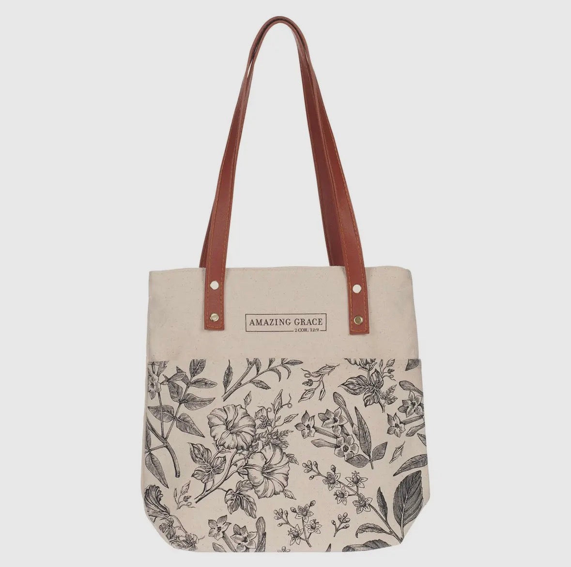 Amazing Grace Canvas Tote Bag