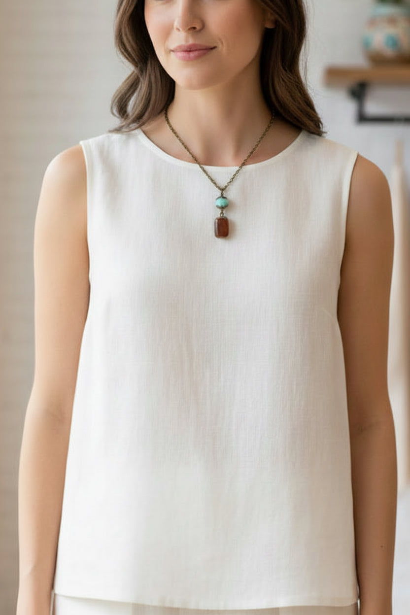 Sicily Red Agate Necklace