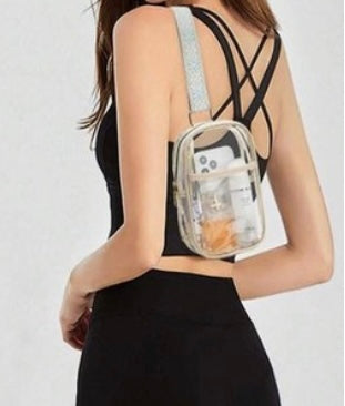 Clear Bag with Guitar Strap