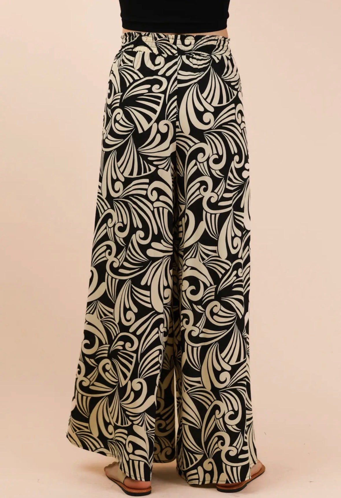 Sylvia Printed Wide Leg Pants