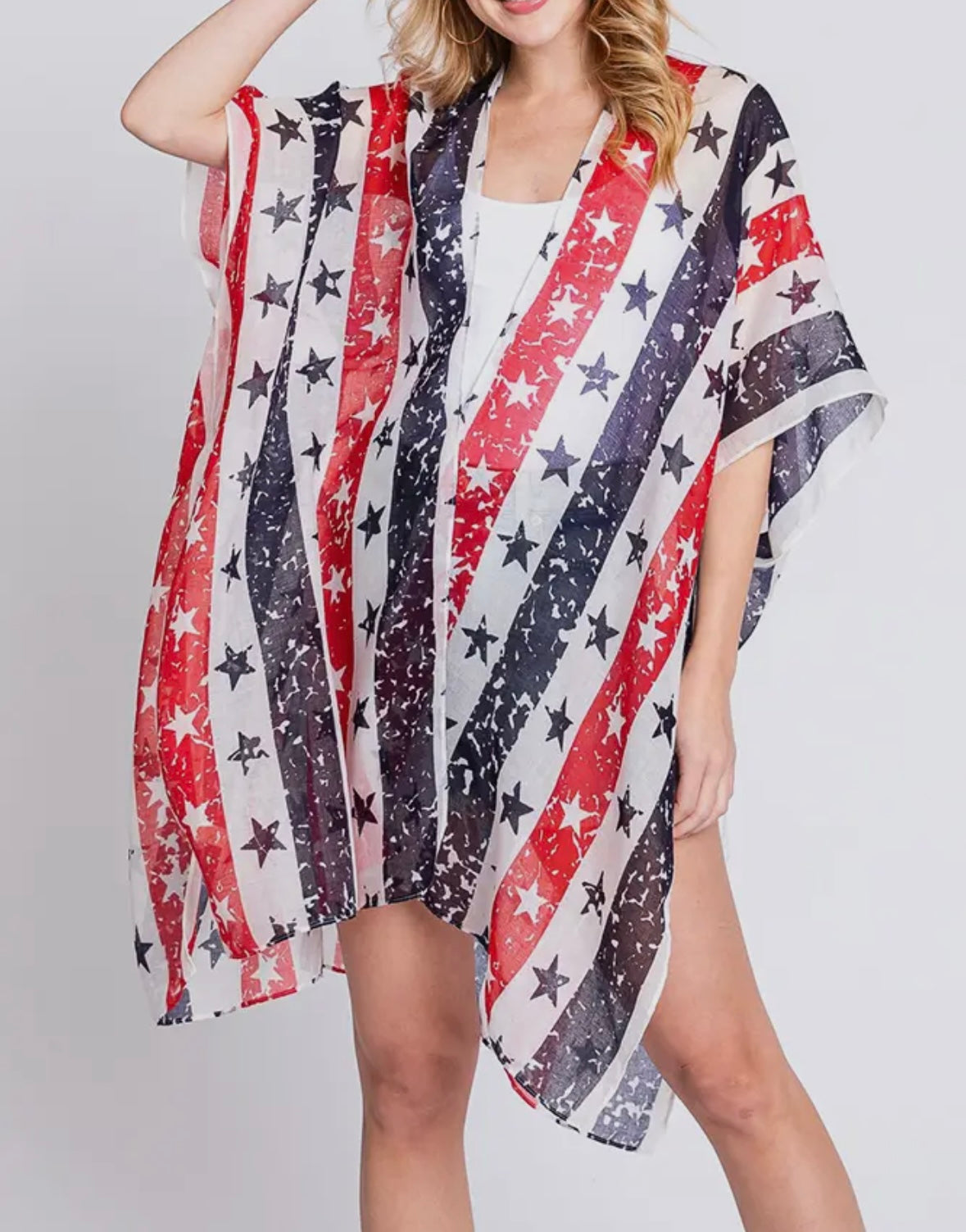 American Flag Kimono