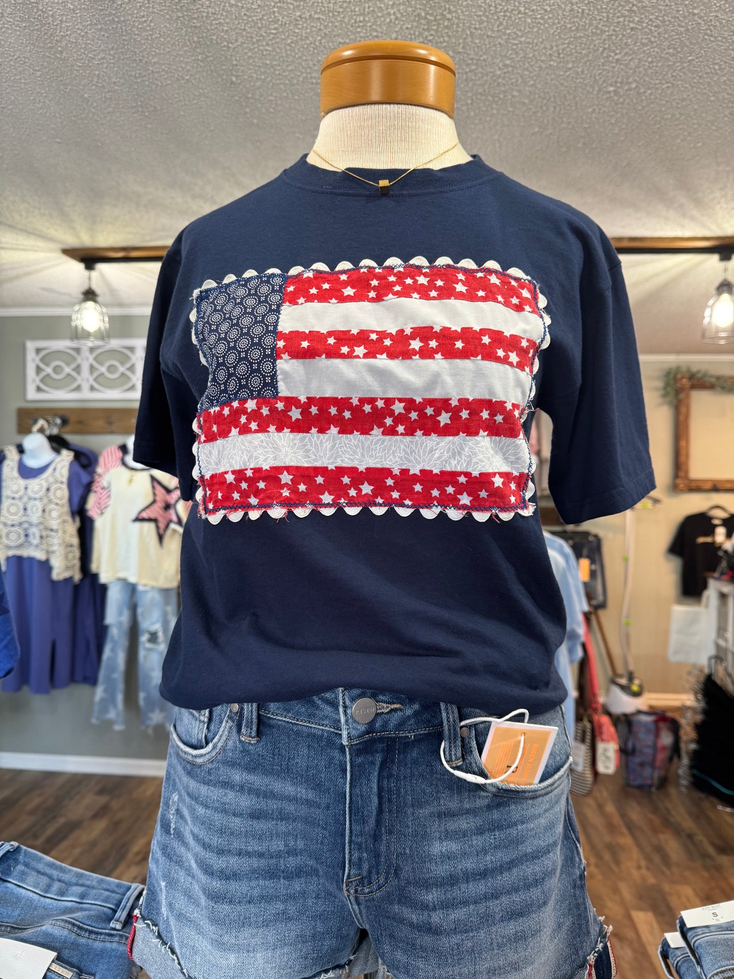 Patchwork Flag Tee