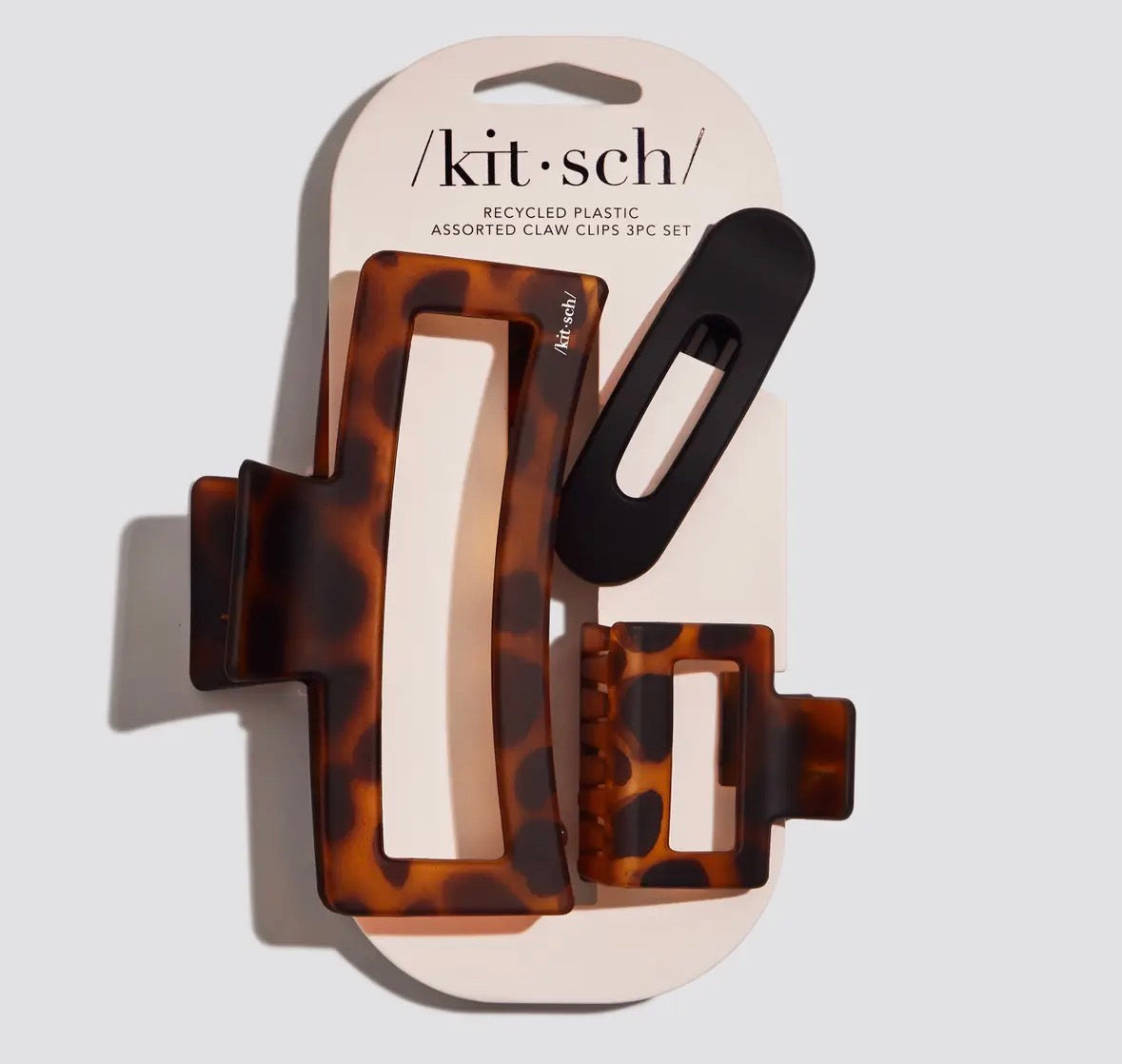 Kitsch Assorted Open Rectangle Claw Clips