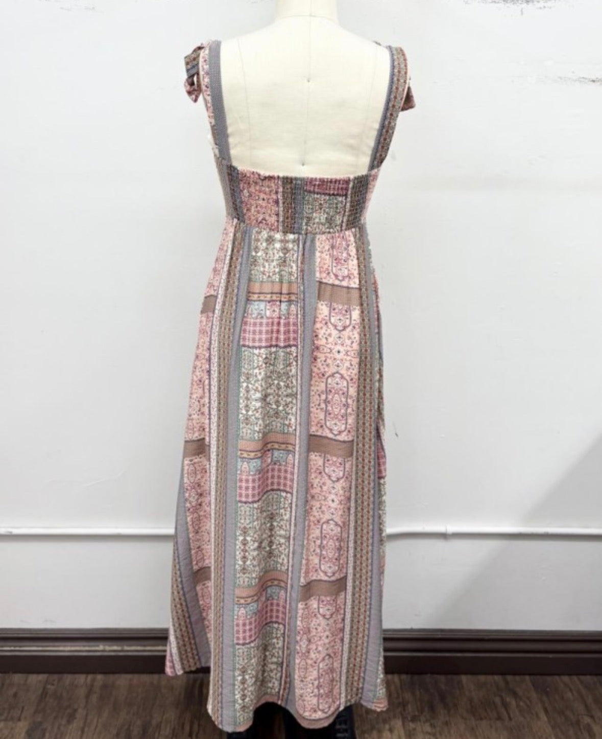 Payslee Patchwork Maxi Dress