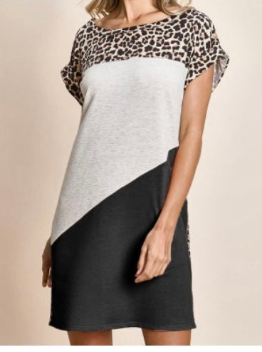 Kristie Color Block Dress