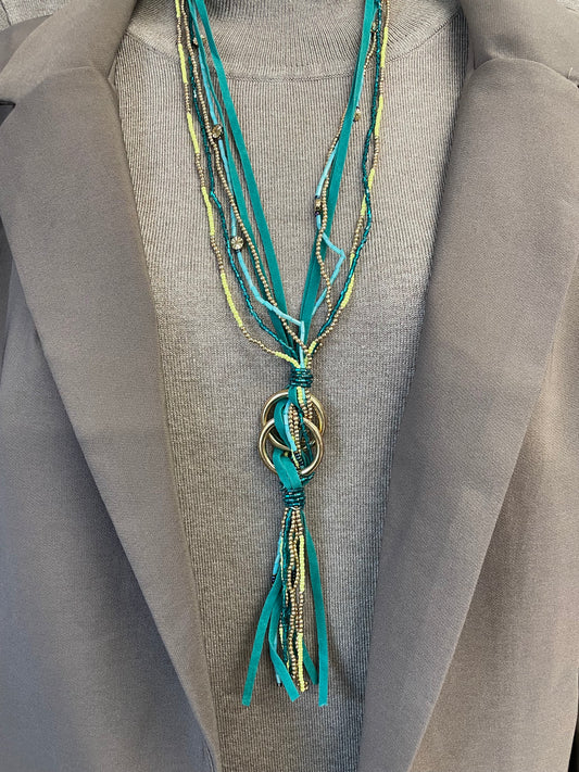 Teal Green Necklace