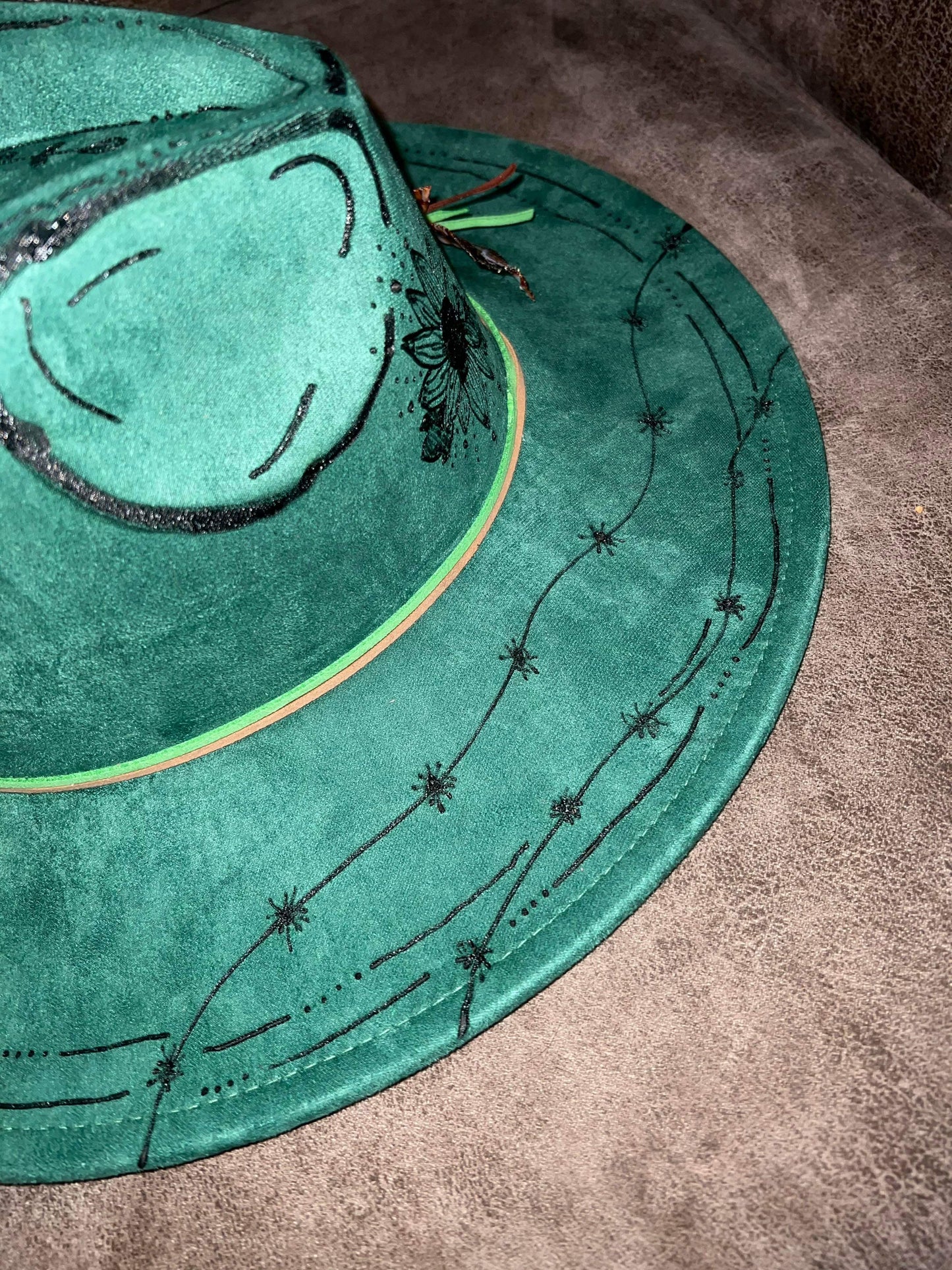 Jen's Designs - Green Mtn Florals Handcrafted Hat