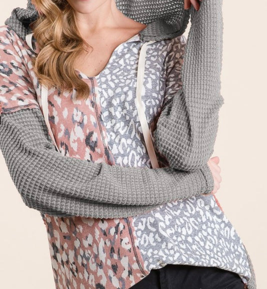 Millie Mixed Print Top