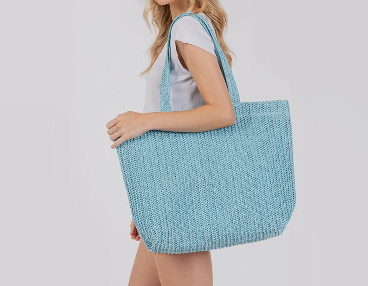 Straw Beach Tote
