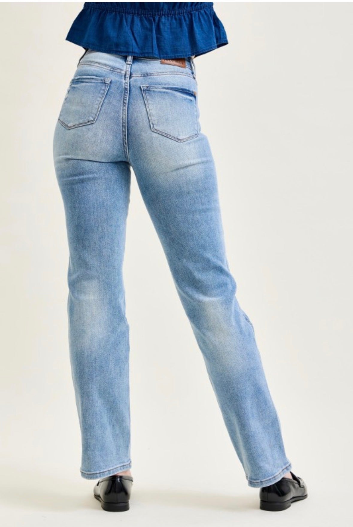 Judy Blue HW Contrast Wash TC Jeans