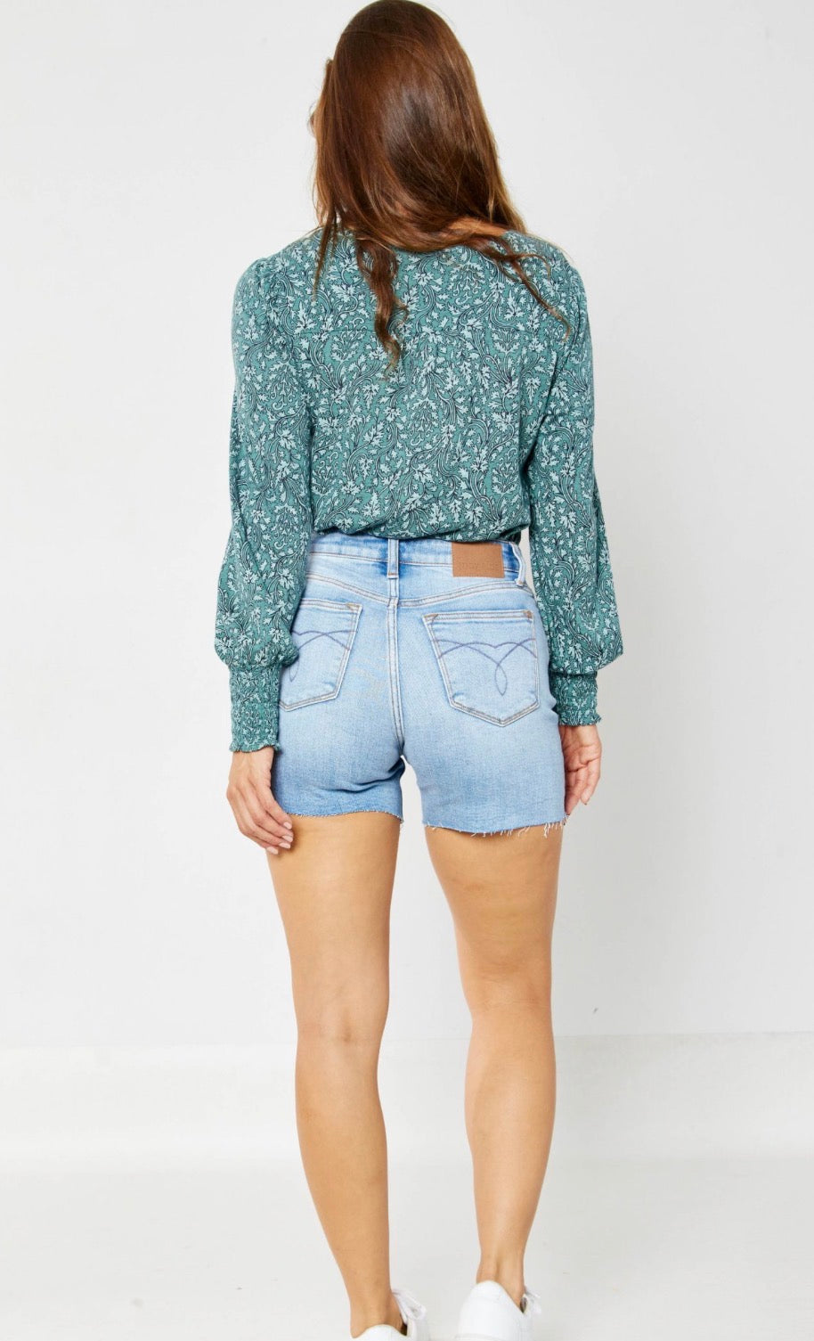 Judy Blue HW Light Wash Shorts