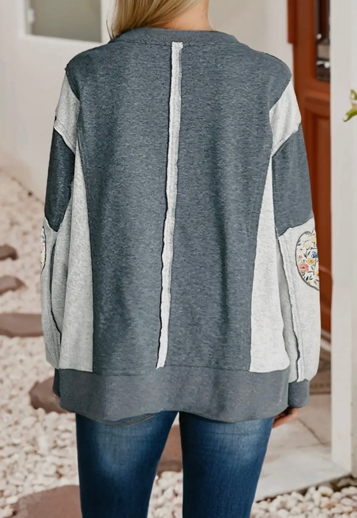 LOVE Patchwork Sweatshirt