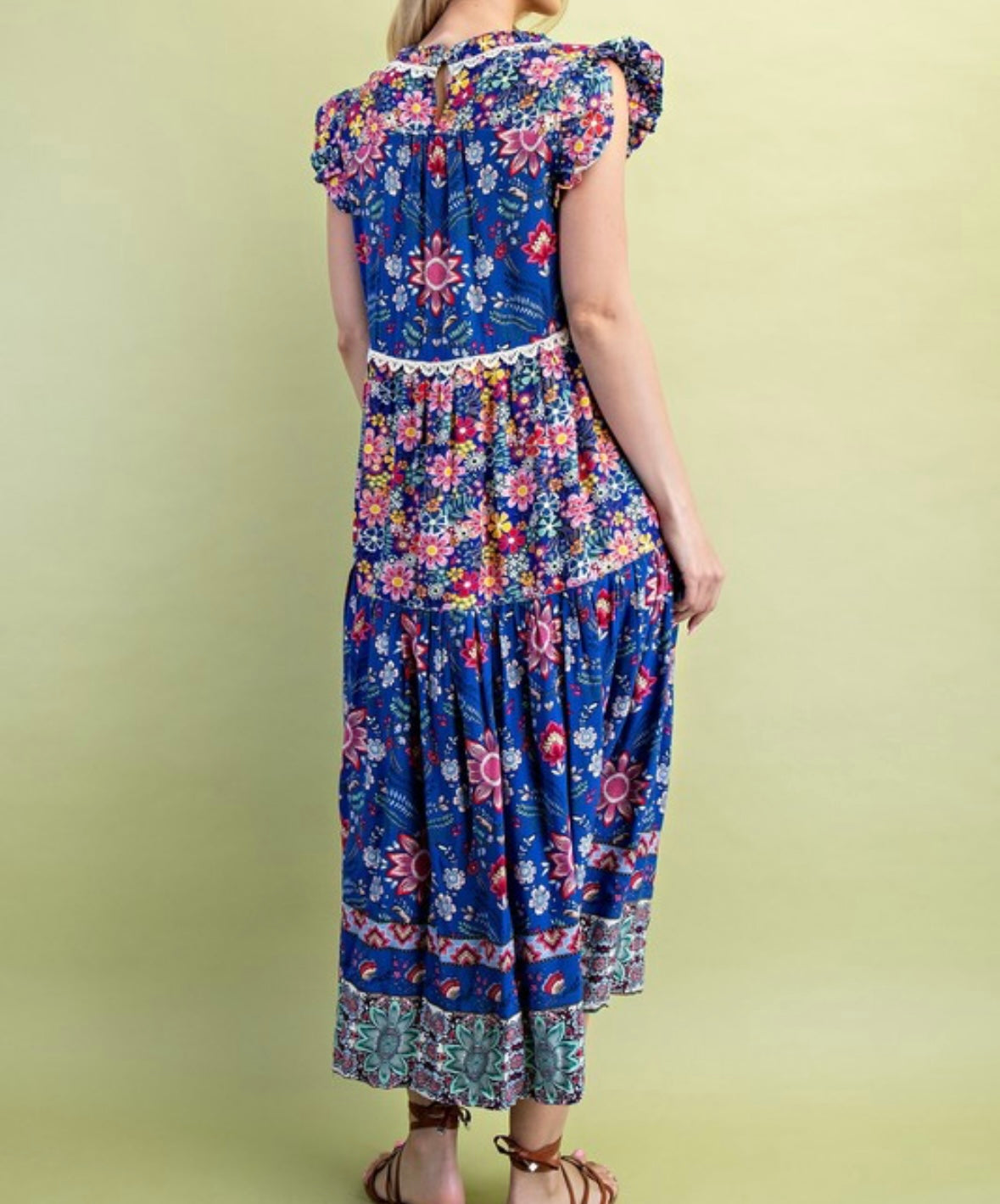 Molly Mixed Print Dress