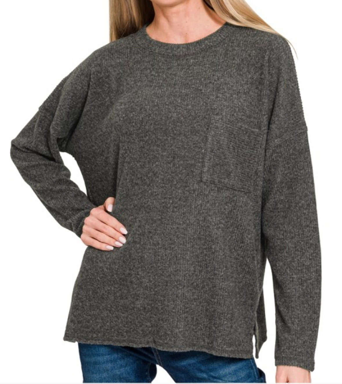 Misty Melange Sweater