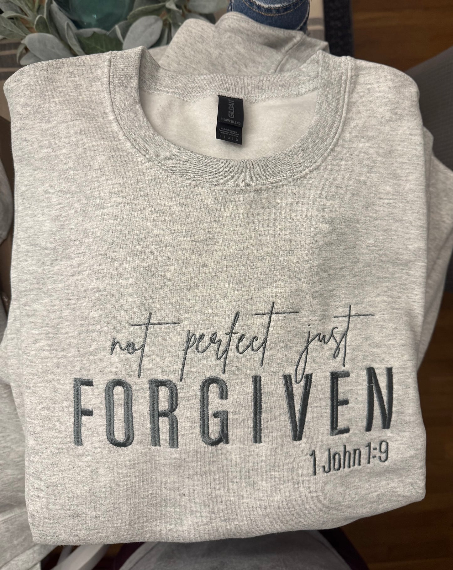 Sewing Memories Forgiven Sweatshirt
