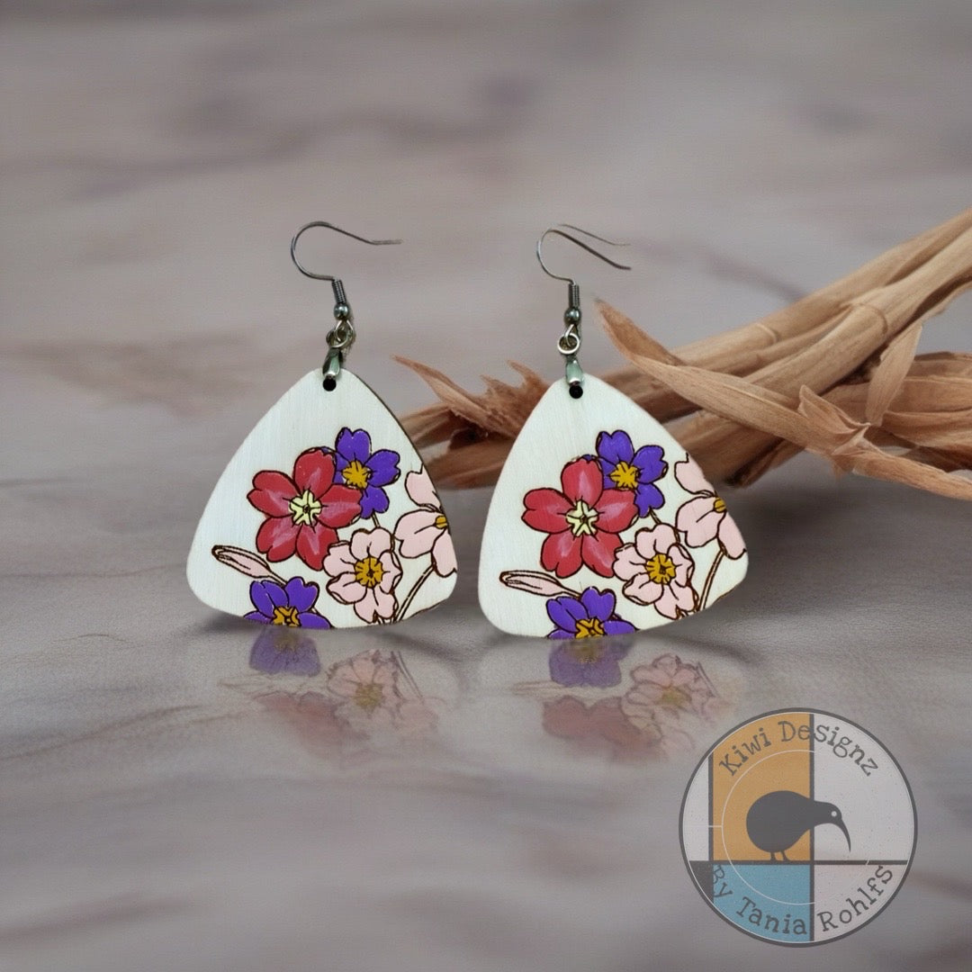 Blossom flower earrings