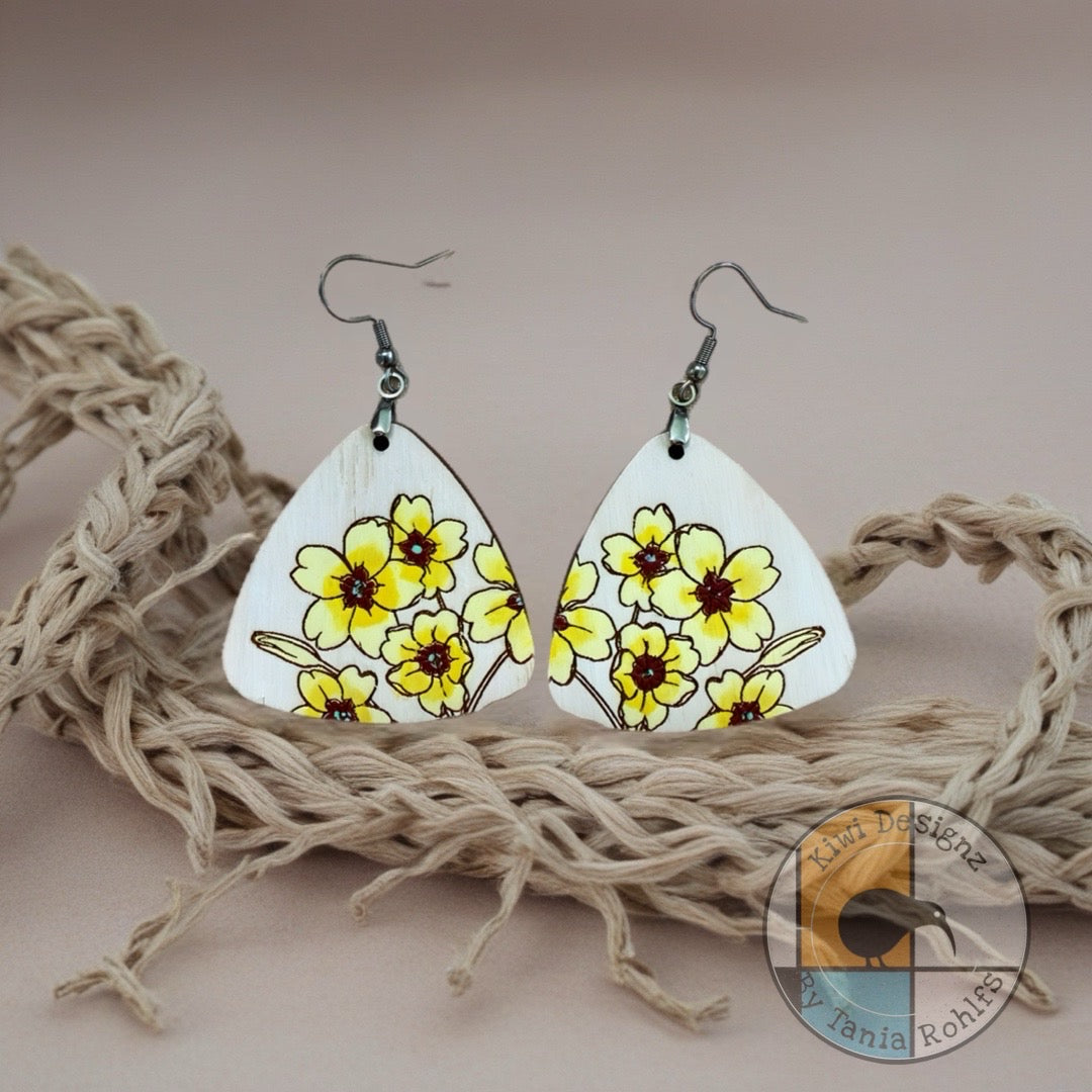 Blossom flower earrings