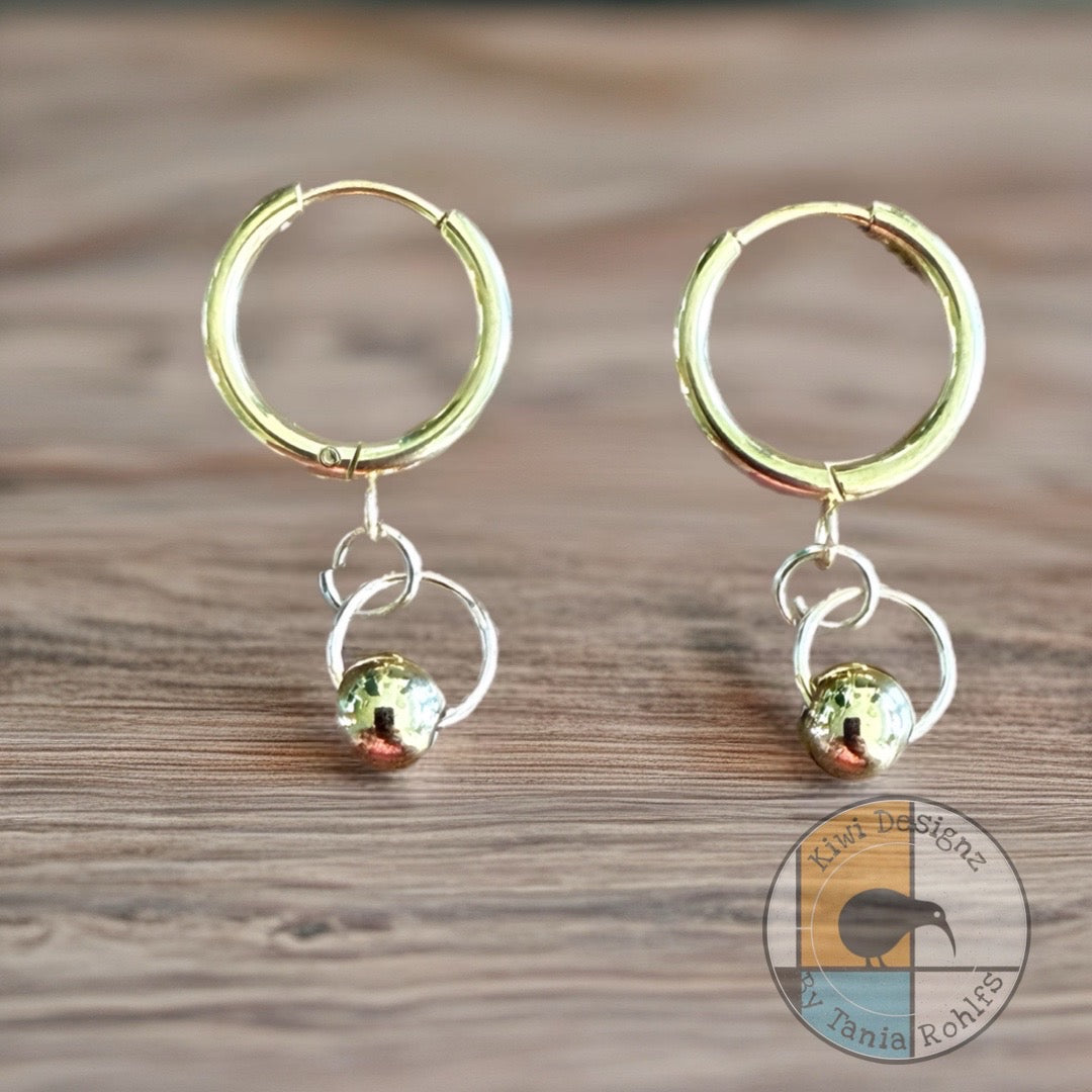 Ball Hoop earrings