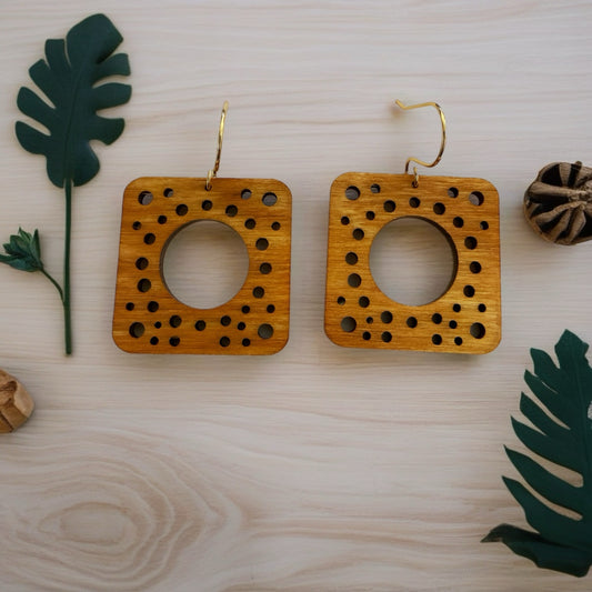 Lots of Holes drop earrings