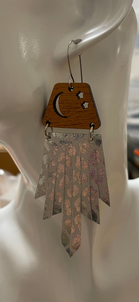 Boho Moon & Stars earrings