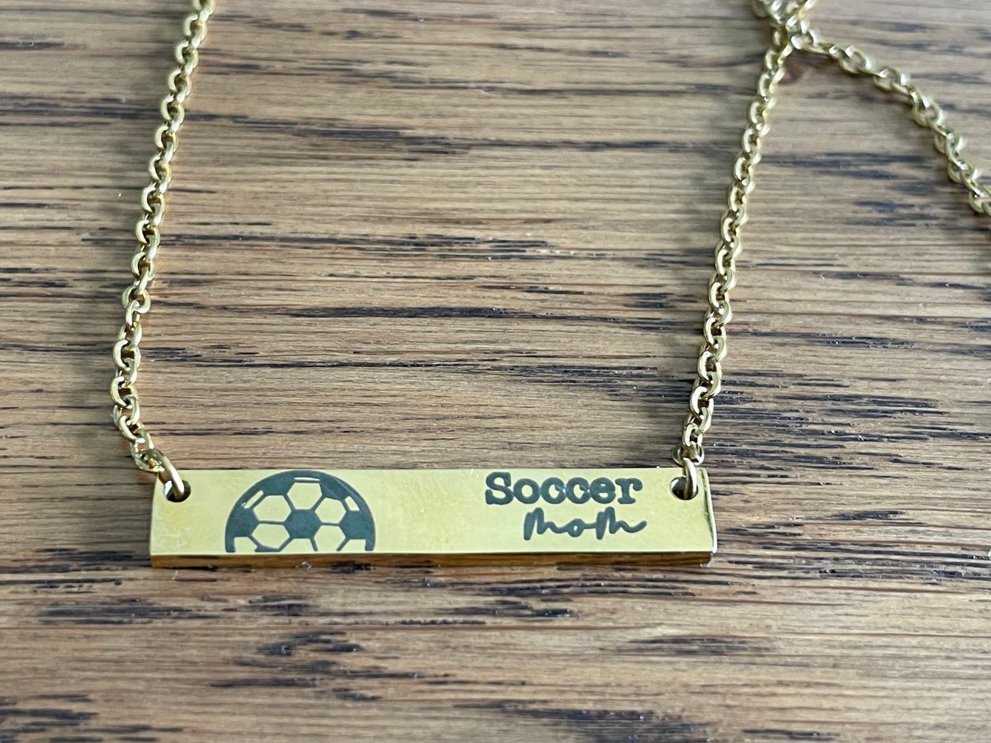 Soccer Mom bar Necklace