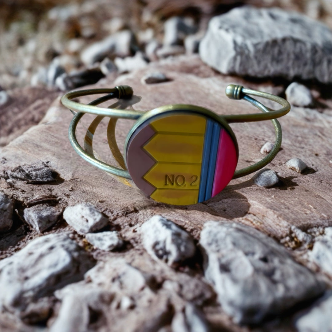 Teacher Pencil bangle large and small