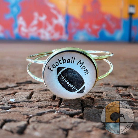 Football Mom bangle