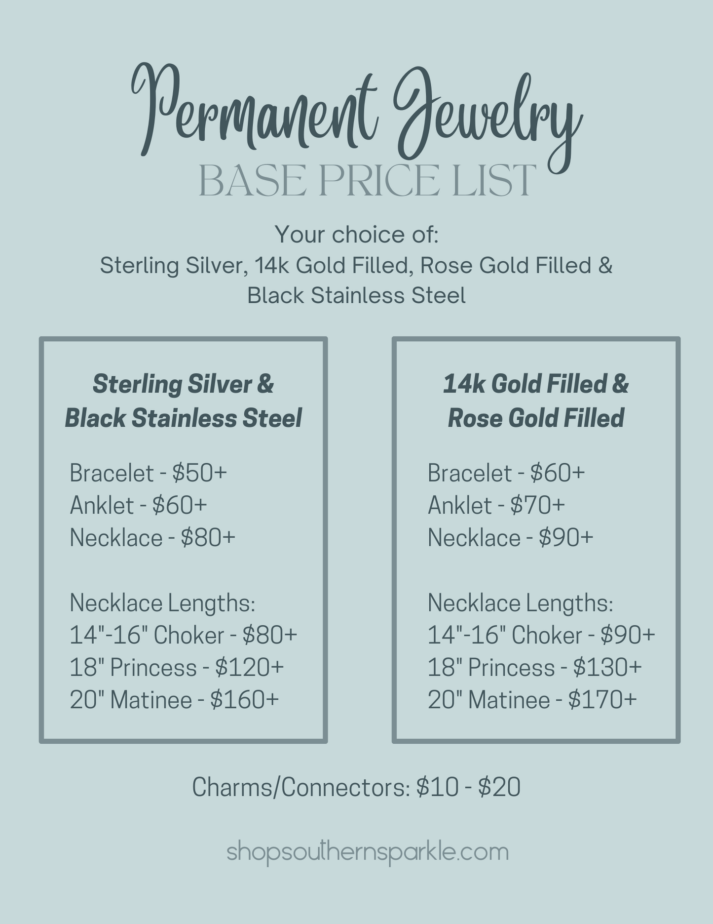 Permanent Jewelry Appointment