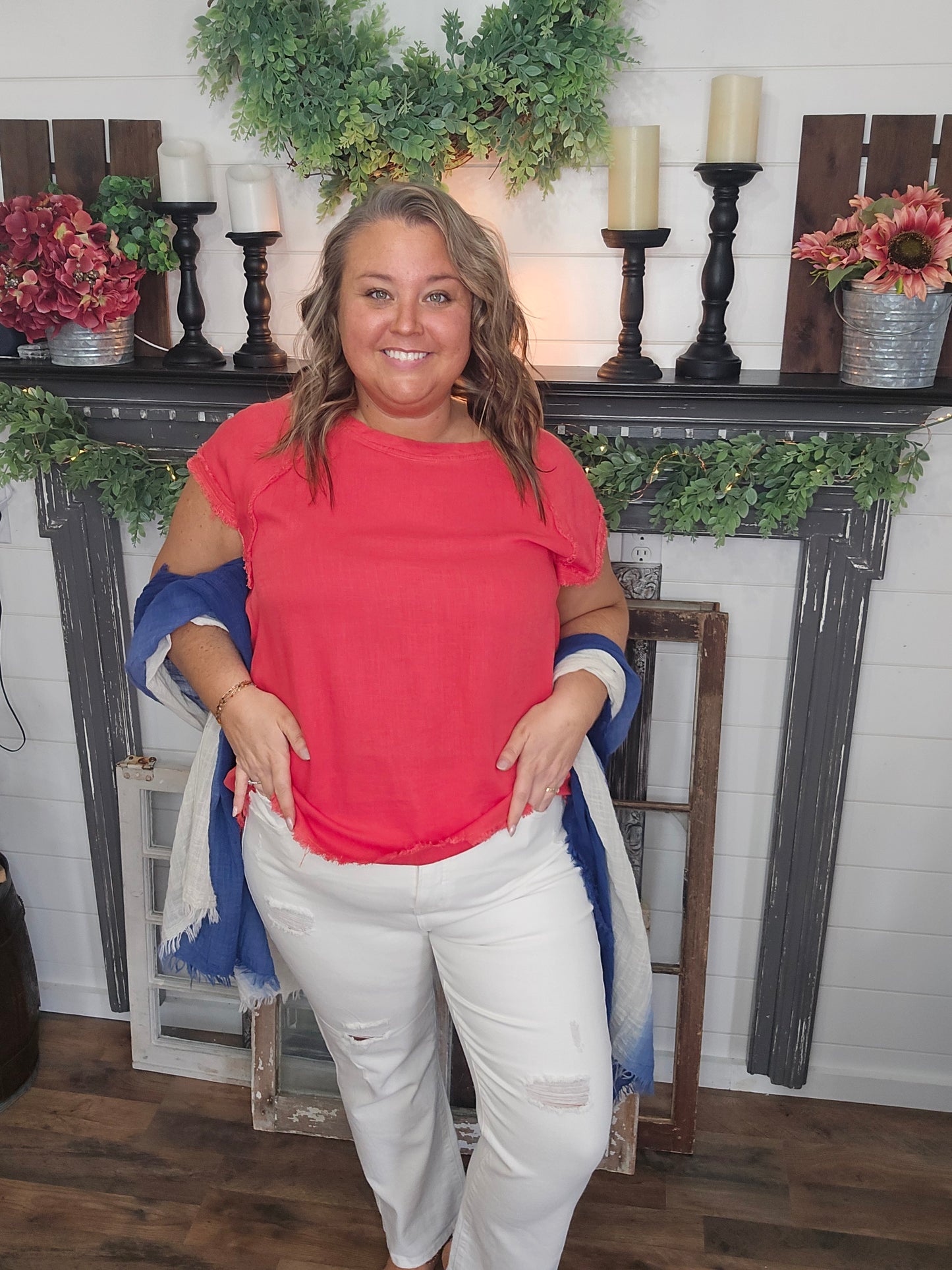 Risen Tummy Control Straight Jeans