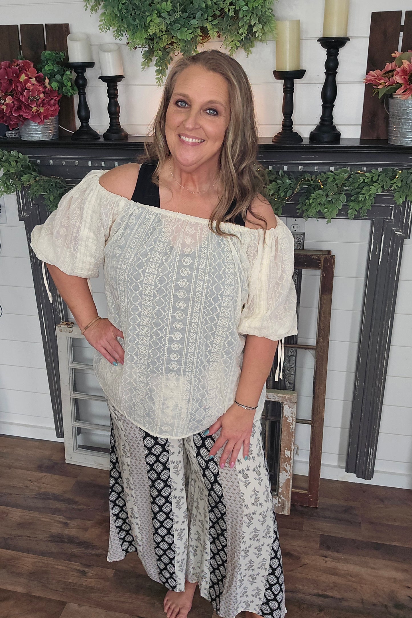 Peasant Sleeve Blouse
