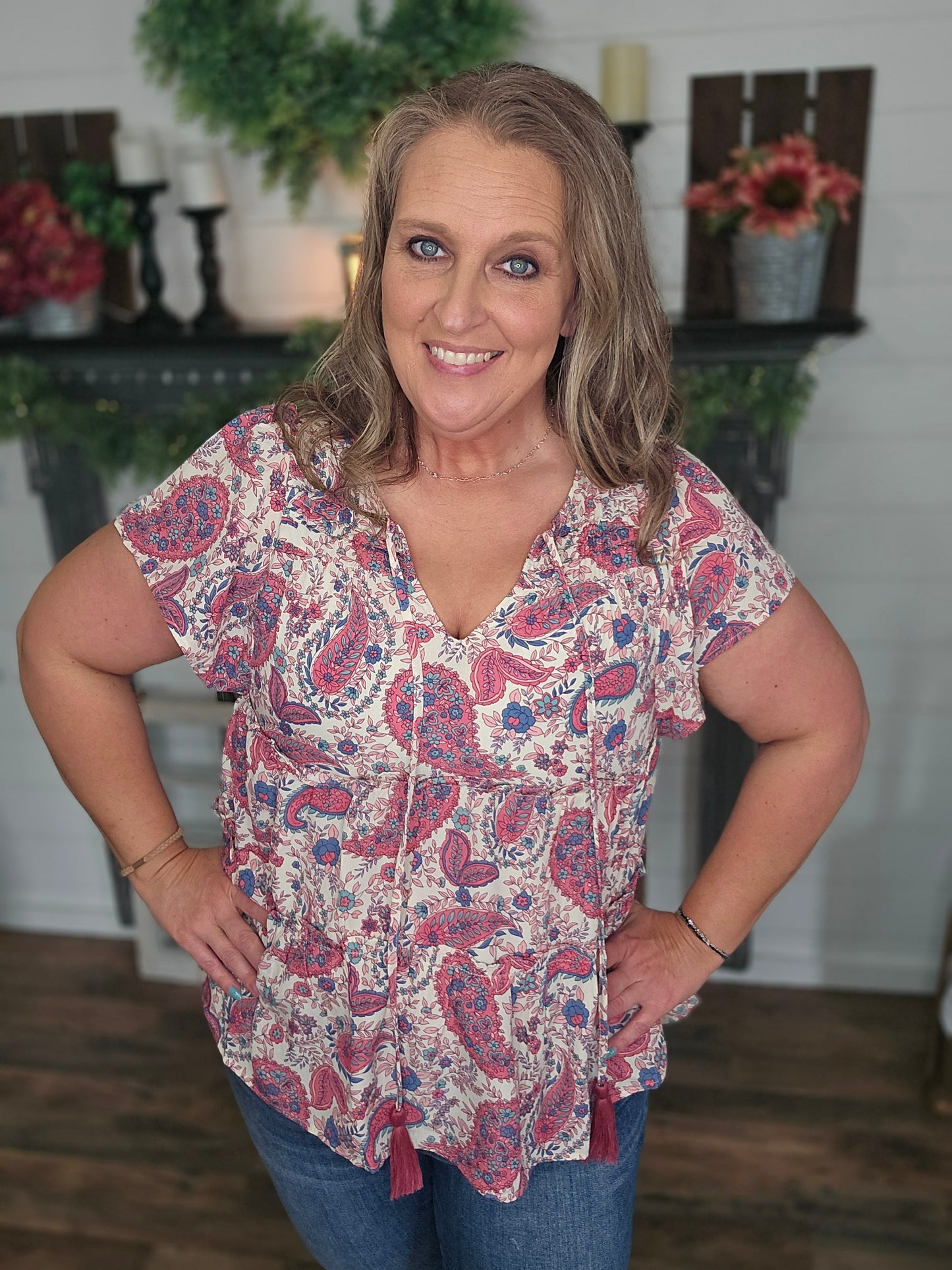 Pretty Print Summer Top