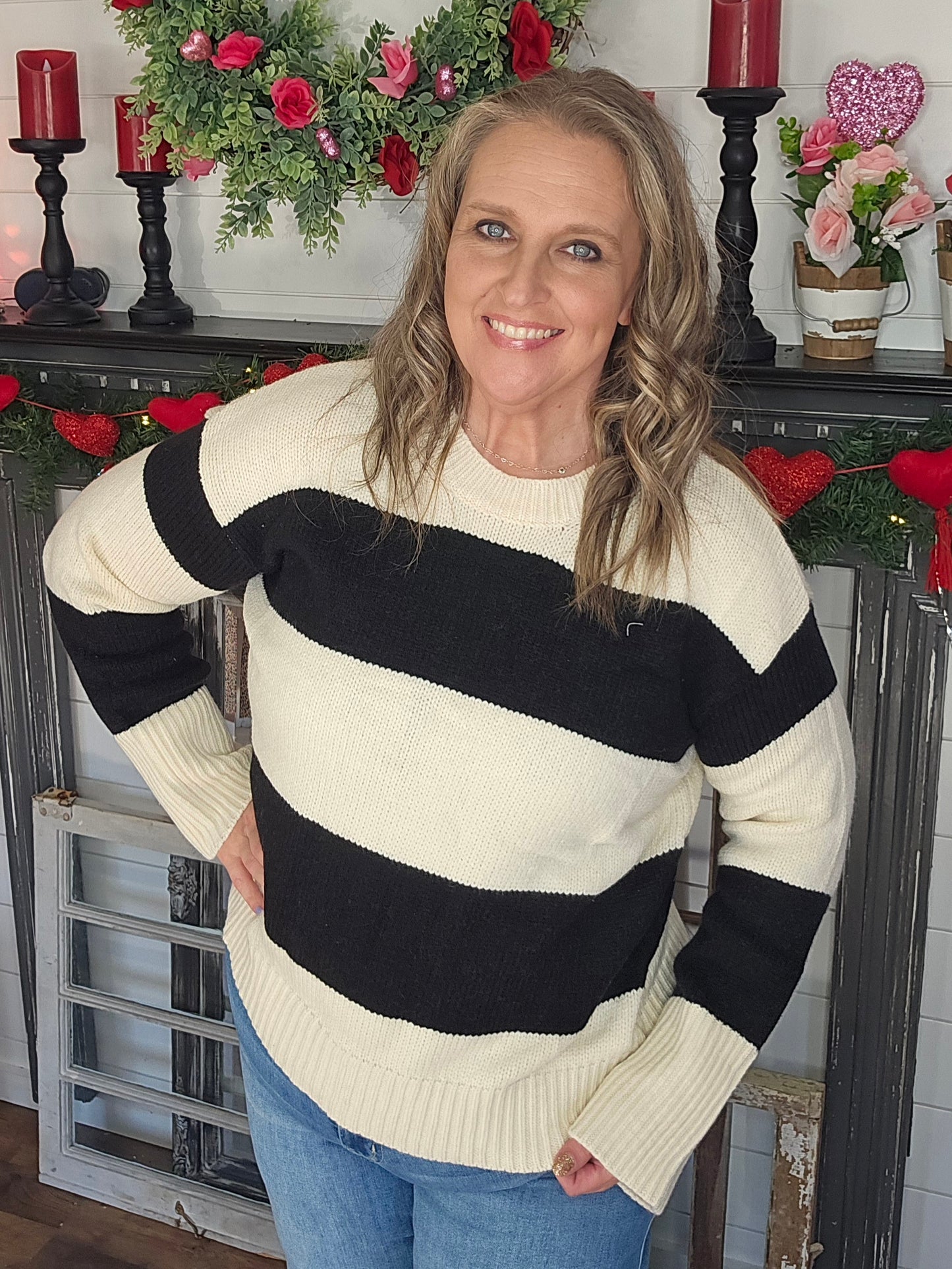 Kara Color Block Sweater