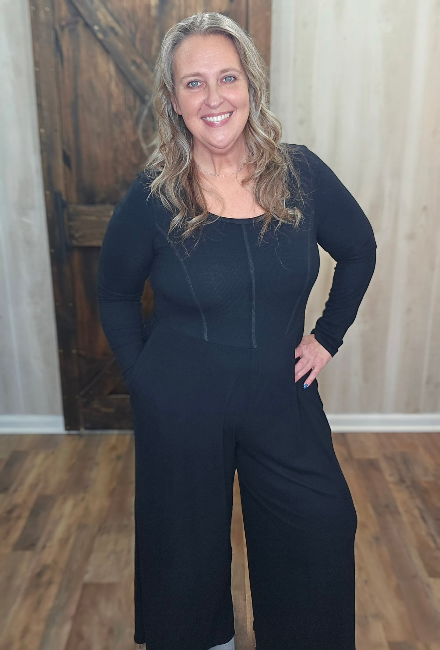 Jump in Long Sleeve Jumpsuit