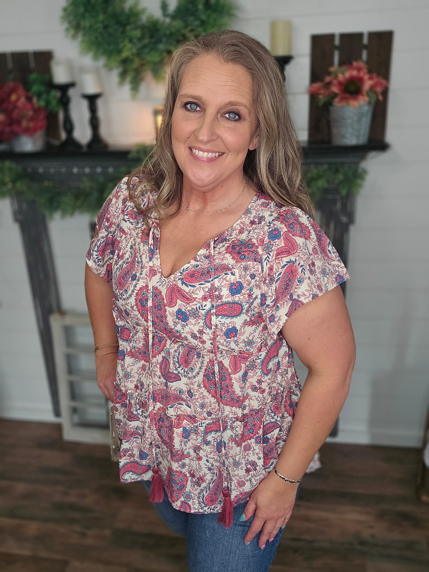 Pretty Print Summer Top