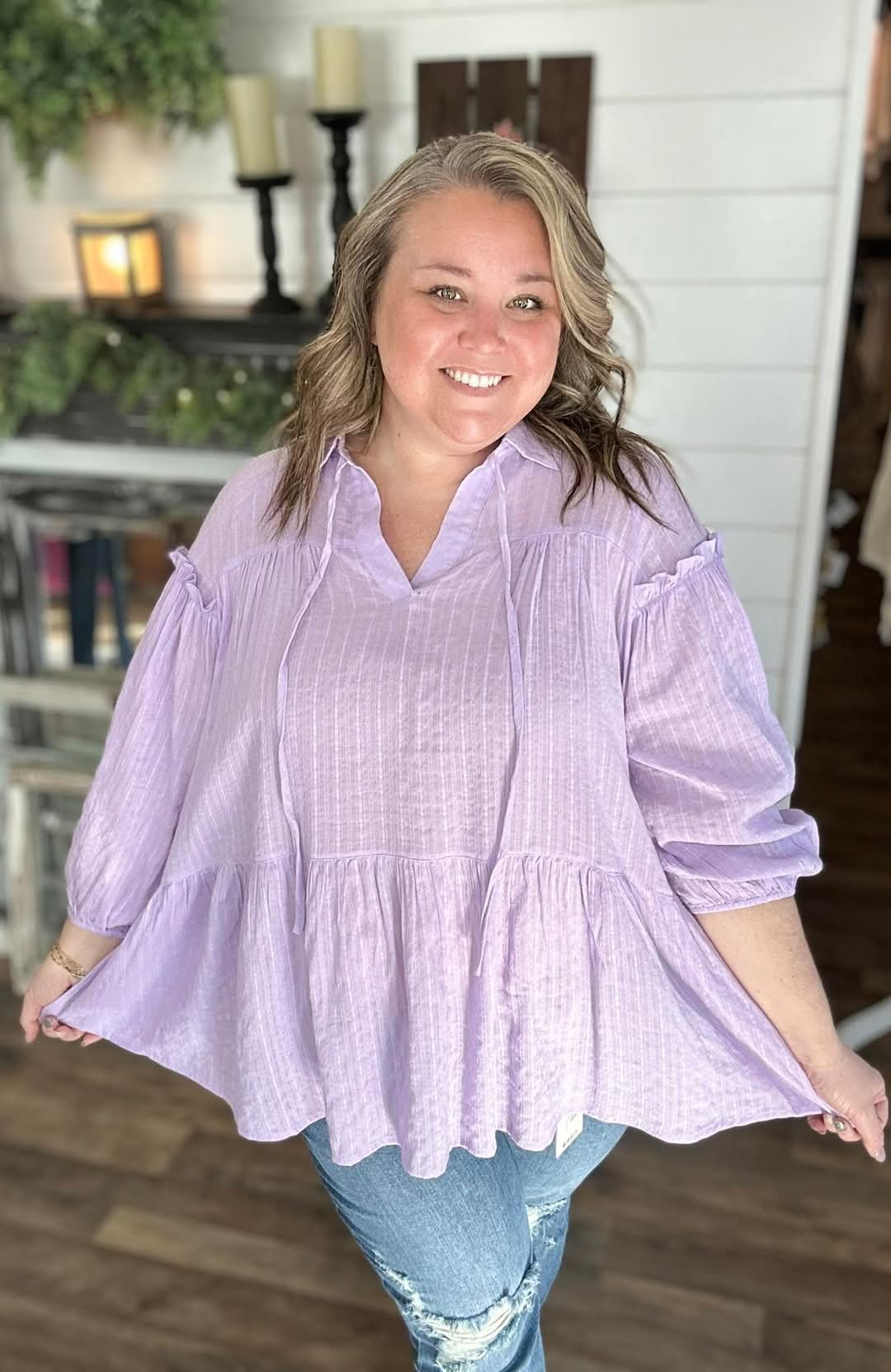 Lovely Lavender Summer Tunic