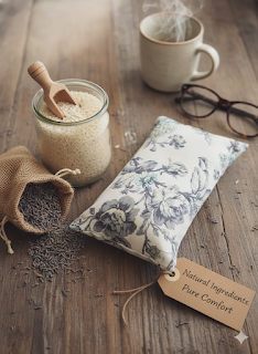 Lavender-Infused Microwavable Rice Bag
