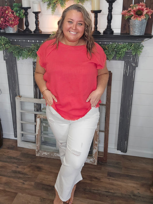 Risen Tummy Control Straight Jeans