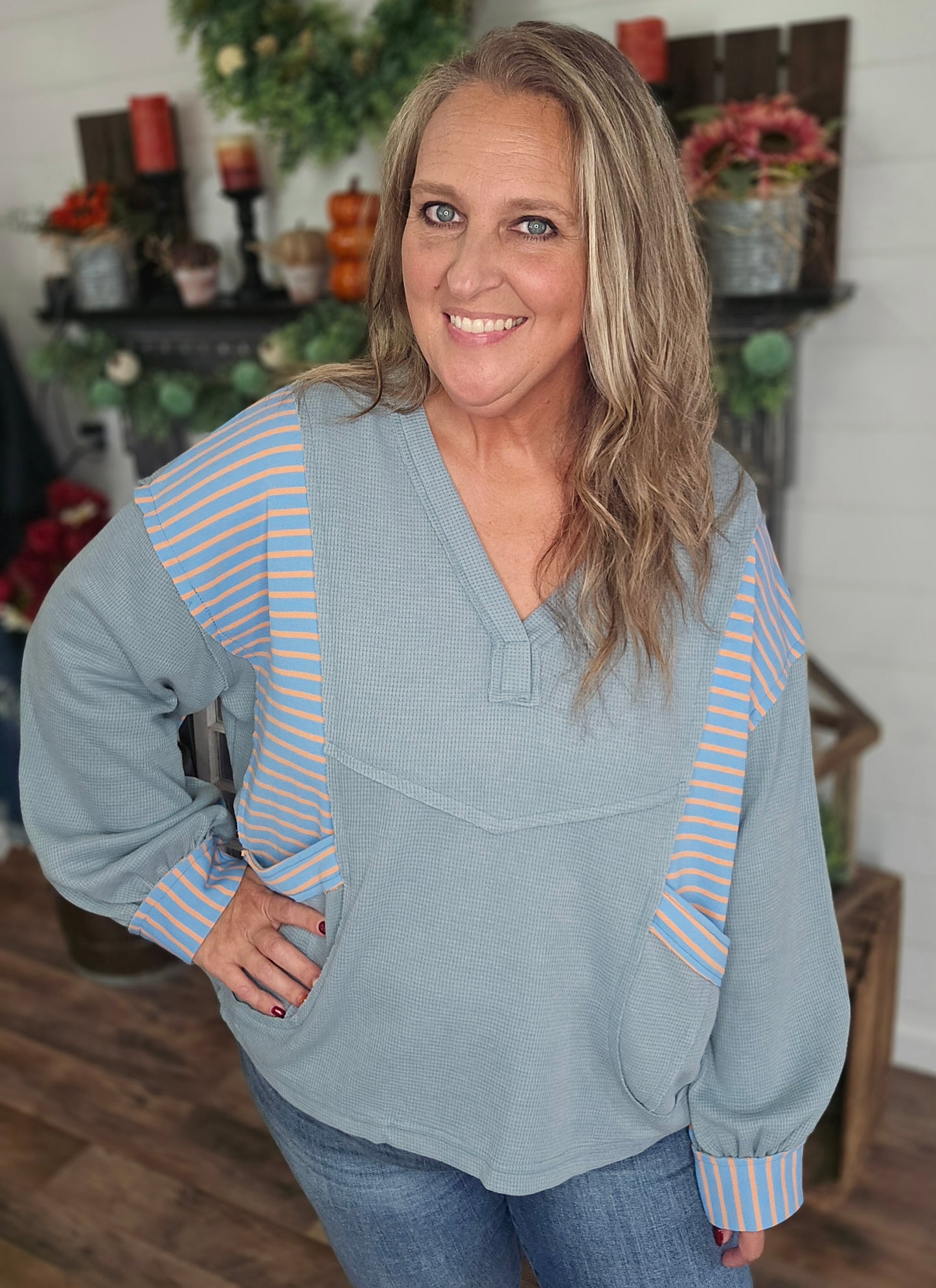 Bennie Balloon Sleeve Top