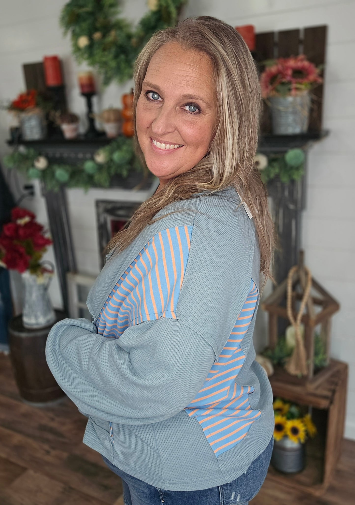 Bennie Balloon Sleeve Top