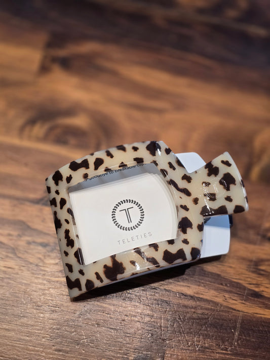 Teleties Square Flat Hair Clip-Large