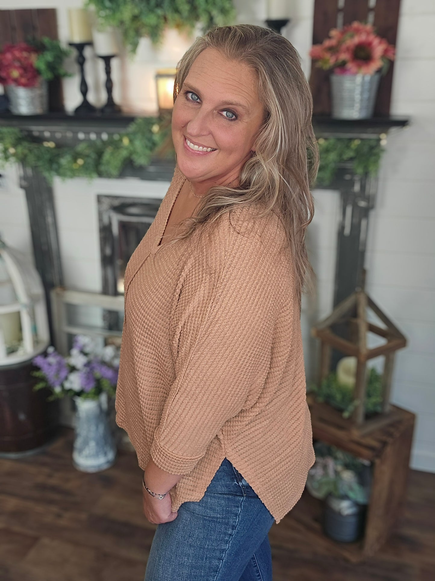Velma V Neck Sweater Top
